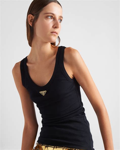 prada vest blue|grayed prada tank top.